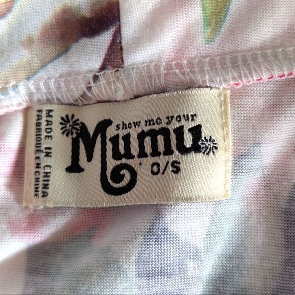 Show Me Your Mumu Floral Coverup Robe Coastal Cowgirl Romantic Beachy Chic - Picture 2 of 8